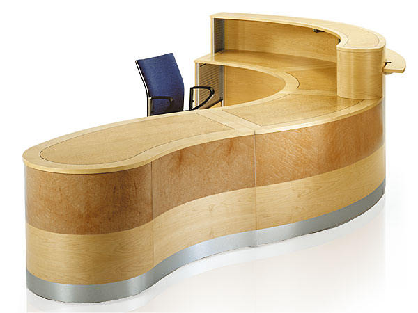 Fusion Veneer Receptionist Furniture Range