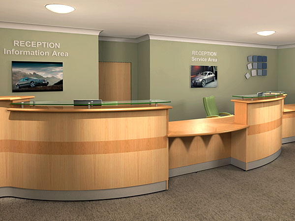 Ultimate Veneer Reception Counter Range