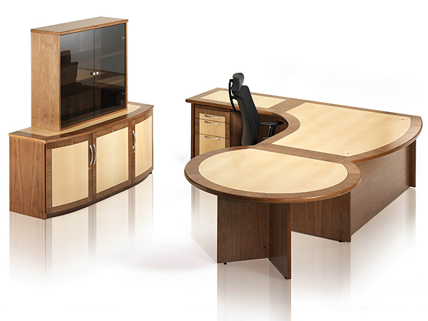 Minster Wooden Desk & Storage Range