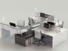 Steelcase Fusion Operators Desk 3 - Click to enlarge picture